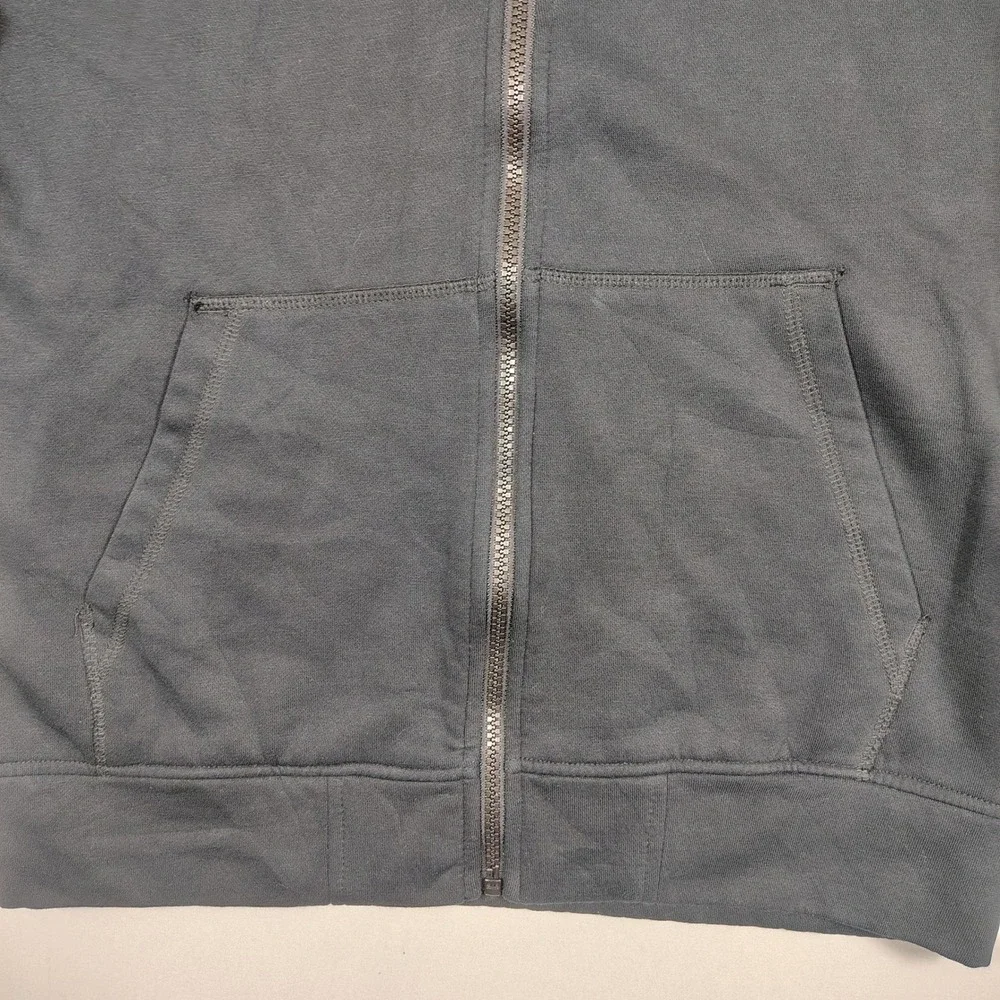 Skechers Track Jacket Mens Small Black Graphic Sleeve Tape Full Zip Cotton Blend